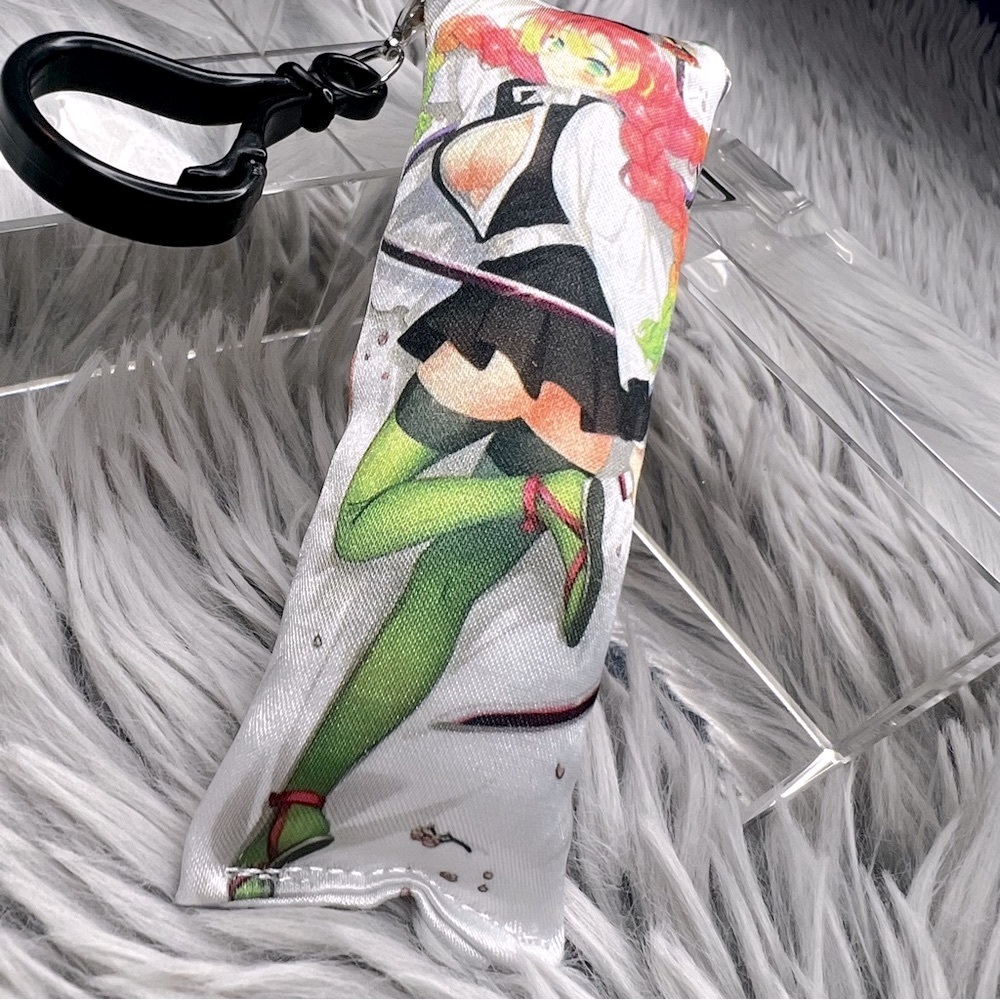 Handmade Anime Mitsuri Kanroji Demon Slayer Anxiety Relief Plush Keychain